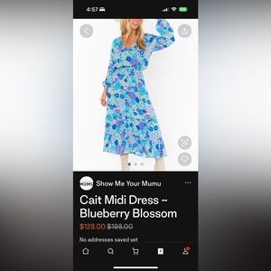 NWT NEVER WORN SHOW ME UR MUMU FLORAL DRESS